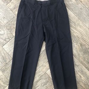 PAZONI virgin wool flat front slacks